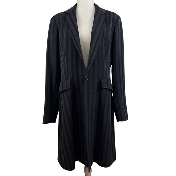 Reed Hill Vintage Formal Saddleseat Day Coat Tuxedo Ridding Striped Equestrian - Picture 1 of 14